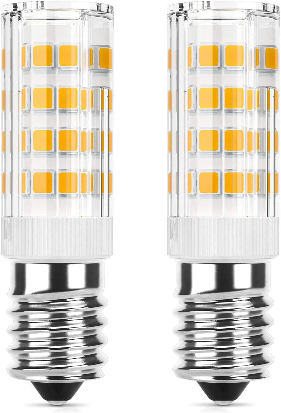 Dicuno E14 LED Light Bulb 4W (40W Halogen Equivalent), Warm White 3000K 400LM, 220V, Non-Dimmable, Small Edison Screw Bulb for Fridge/Cooker Hood, 2-Pack image number 4