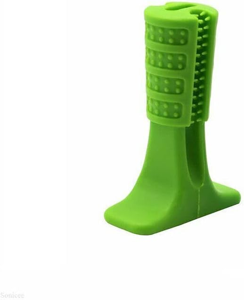 Dog Toothbrush Stick Toy Clean Teeth Brushing Stick Pet Brush Mouth Chewing Clean Nontoxic Natural Rubber Bite Resistant Chew Toys for Dogs image number 4