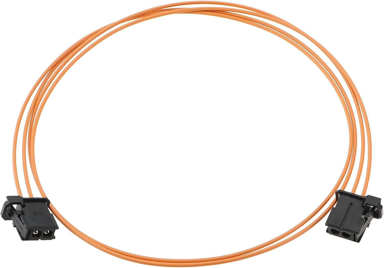 Auto Fiber Optical Optic Loop Cable Male to Male Car Most Fibre Optic Cable Extension Compatible with Mercedes Compatible with BMW, 1M image number 1