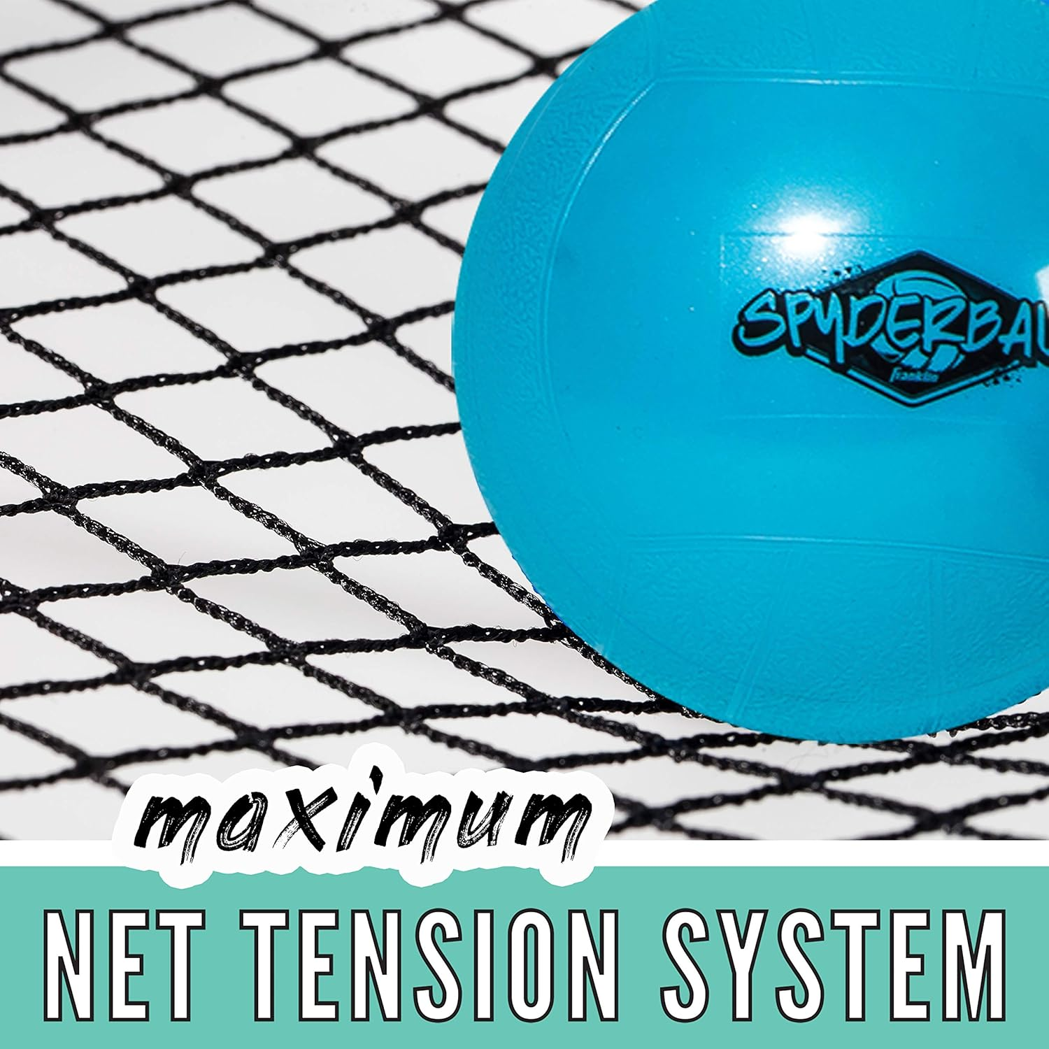 Franklin Sports Spyderball Game Set - Includes 3 Balls, Carrying Case and Rules - Played Outdoors, Indoors, Yard, Lawn, Beach - Durable Tight Net image number 2