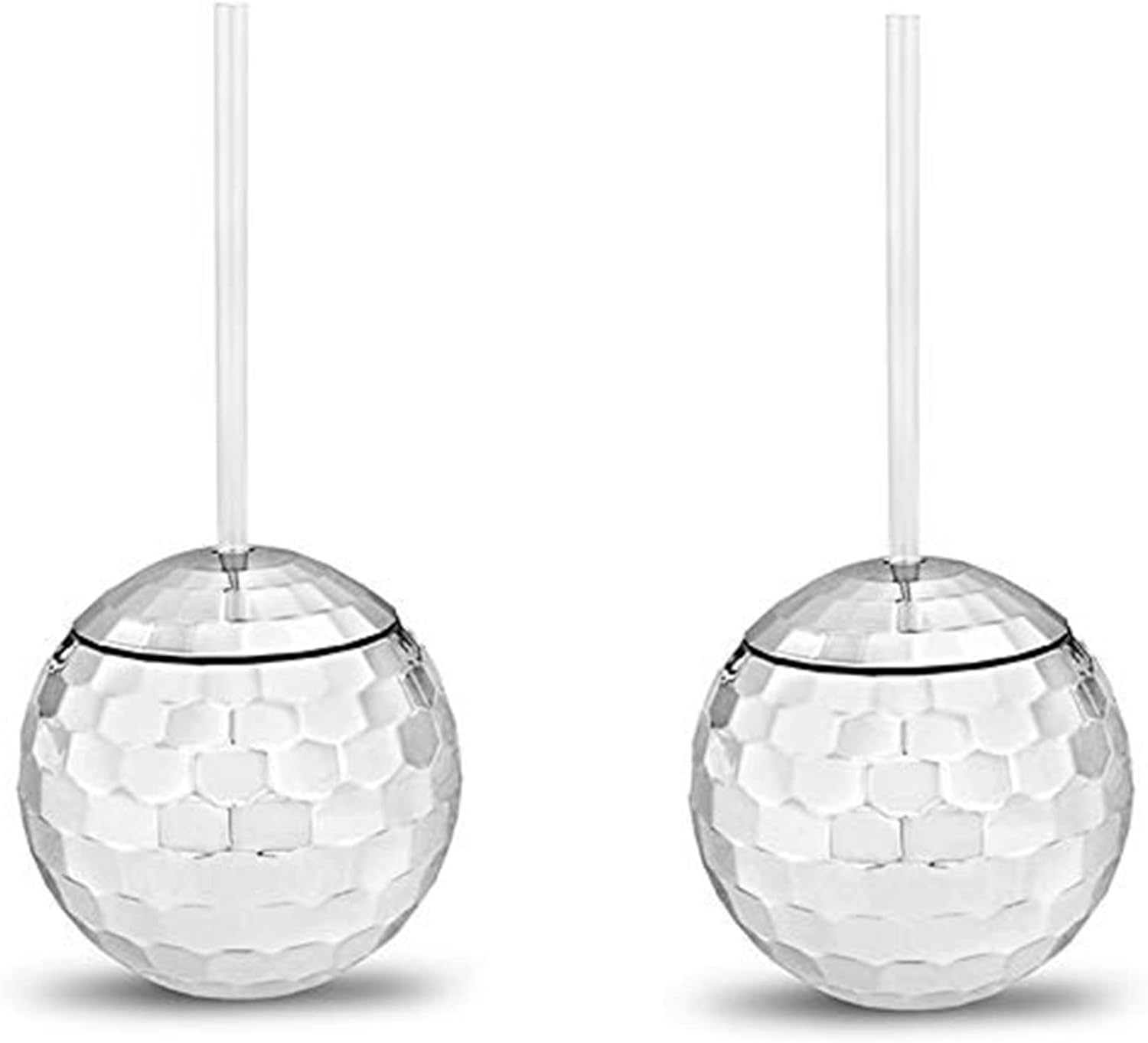 4 Disco Ball Cup Glitter Flash Ball Cocktail Cup Tea Bottle Supplies for Drinking Beverage C image number 1