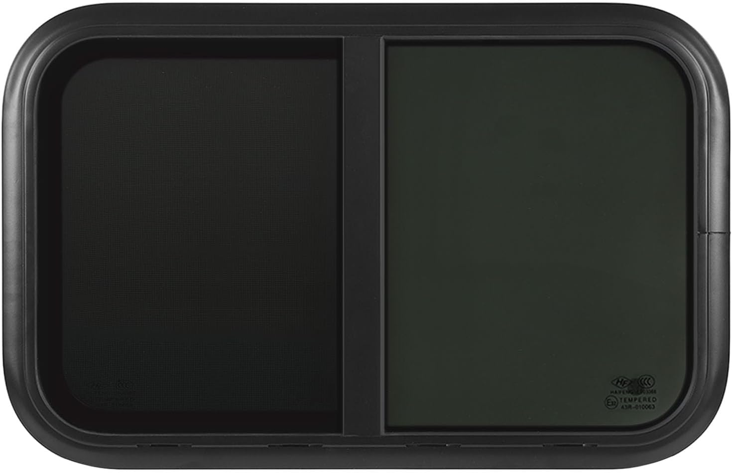 RV Sliding Window Tempered Glass Seal L800 H450Mm Motorhome Window Aluminum Alloy Frame Motorhome Thermal Insulation (For Wall Thickness: 31 to 36Mm) image number 1