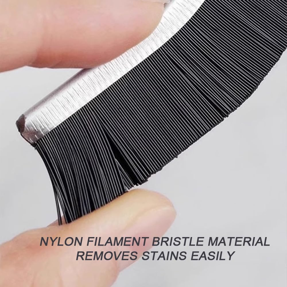 Hard Bristle Crevice Cleaning Brush, Grout Cleaner Brush, Small Cleaning Brushes, Scrub Brush for Shower Tile, Skinny Gap Cleaning Tools for Household Use, Bathroom, Kitchen Tight Spaces