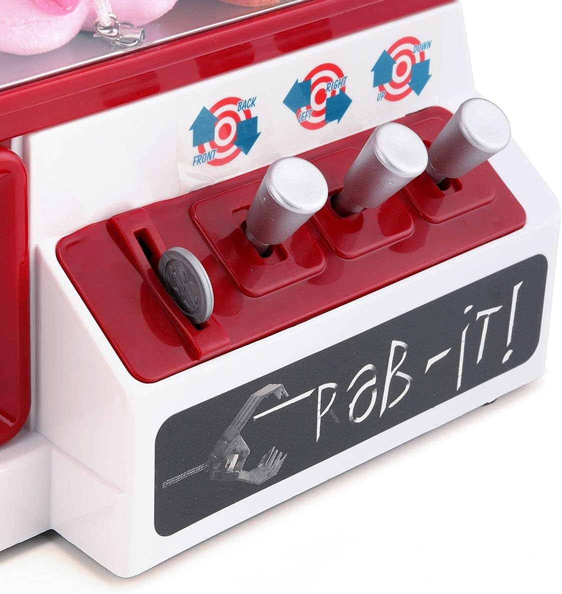 Carnival Style Kids Claw Machine Arcade Claw Toy Candy Grabber Prize Machine W/Music image number 6