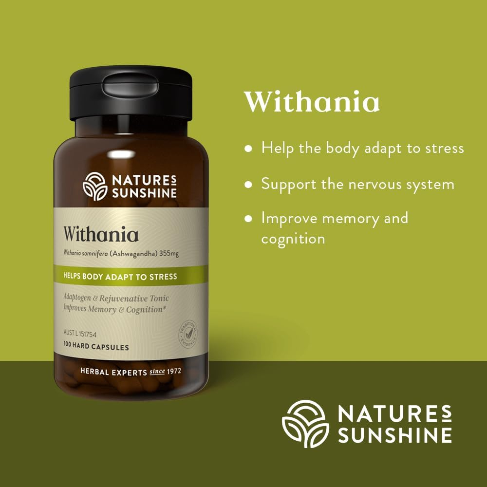 Nature'S Sunshine Withania (Ashwagandha) 100 Capsules