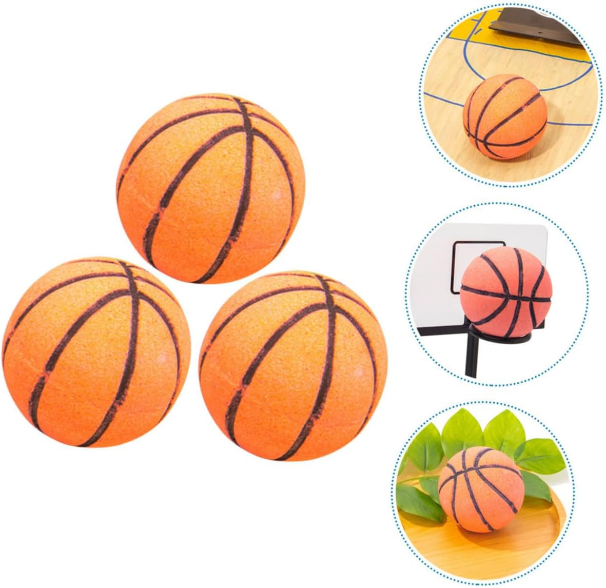 Gatuida 3Pcs Salt Bath Bomb Himalayan Sea Salt Bubble Bath Balls for Relaxation image number 5