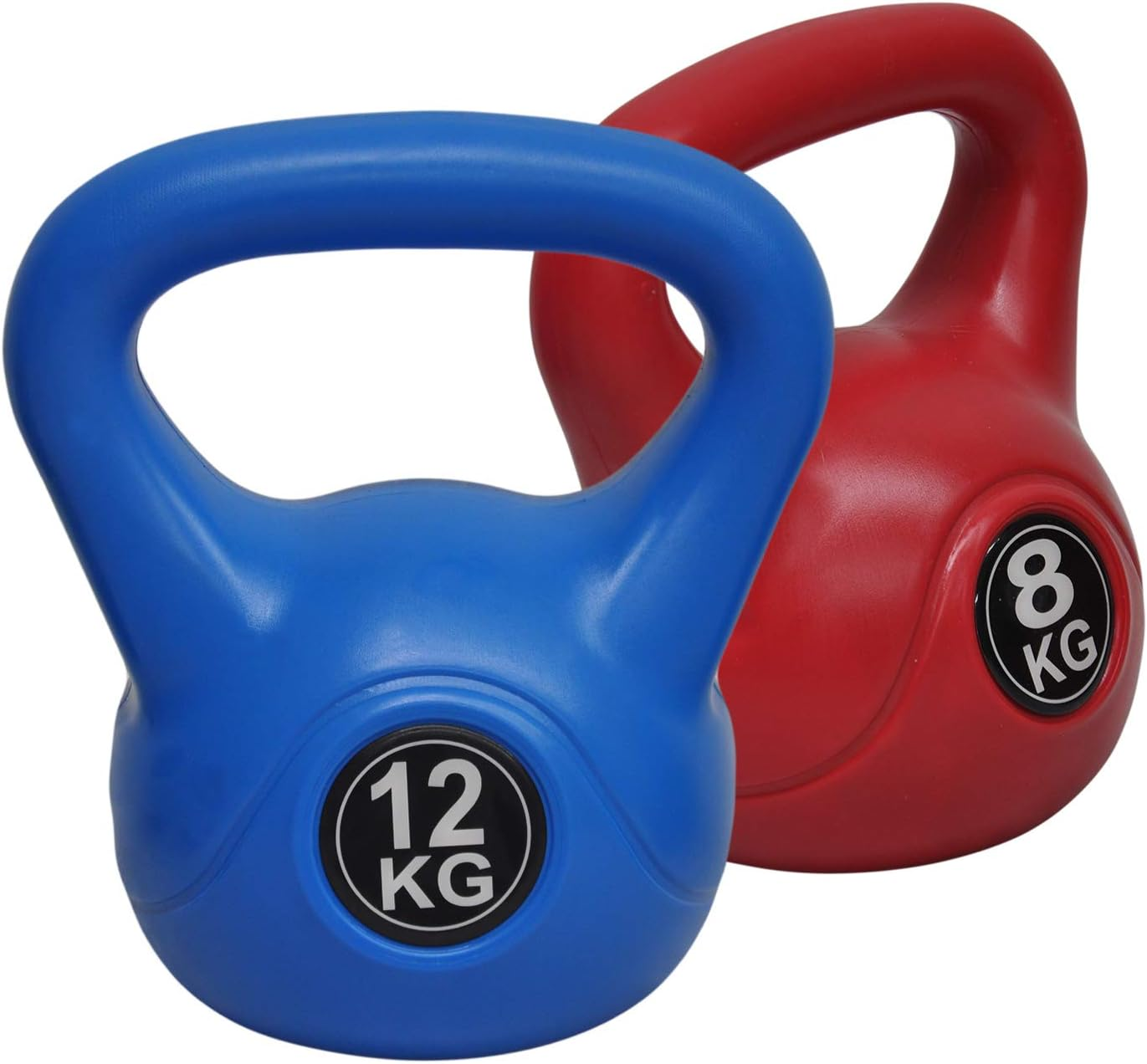 Kettlebell 20Kg Kettlebell Set Home Gym Weight Fitness Exercise - 12Kg + 8Kg - Training Fitness Equipment Sports Equipment