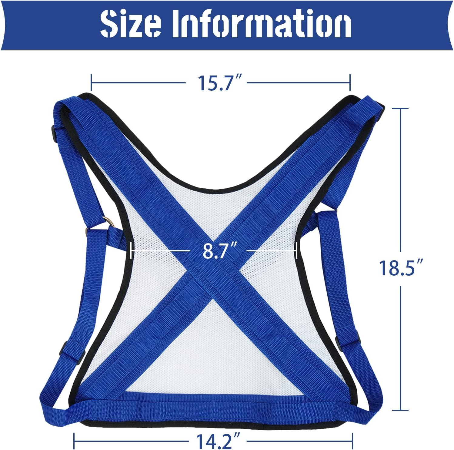 Fishing Shoulder Back Harness, Adjustable Sea Fishing Rod Holder Vest, Boat Fish Fighting Belt Harness for Fishing Big Fish image number 2