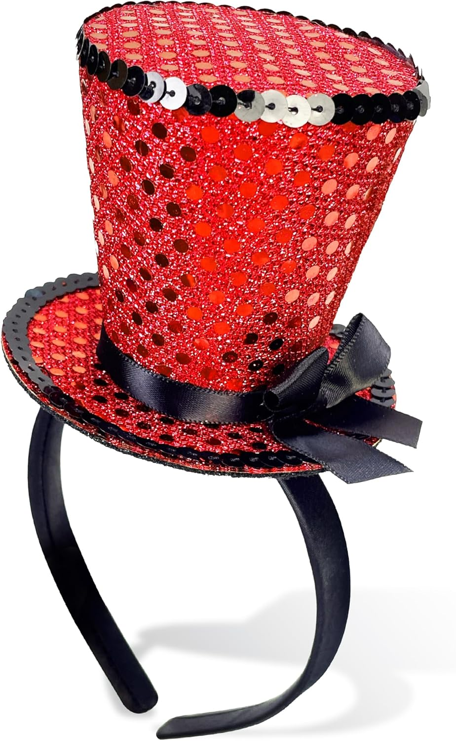 Mini Top Hat Headband Fascinator Tea Party Headpiece for Women Lady Gril 1920S Gatsby Party Costume Accessory