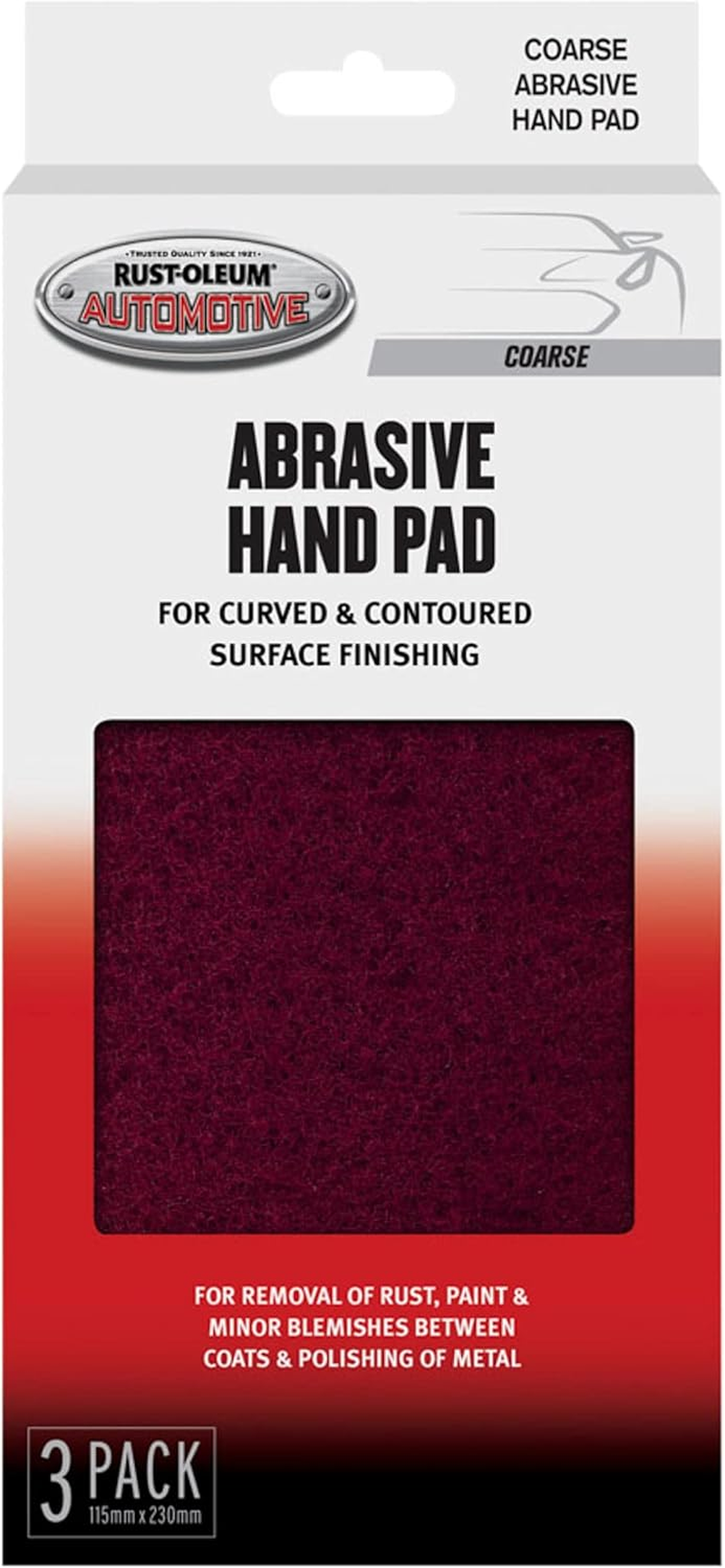 Rust-Oleum Automotive Abrasive Hand Pad, Medium image number 2