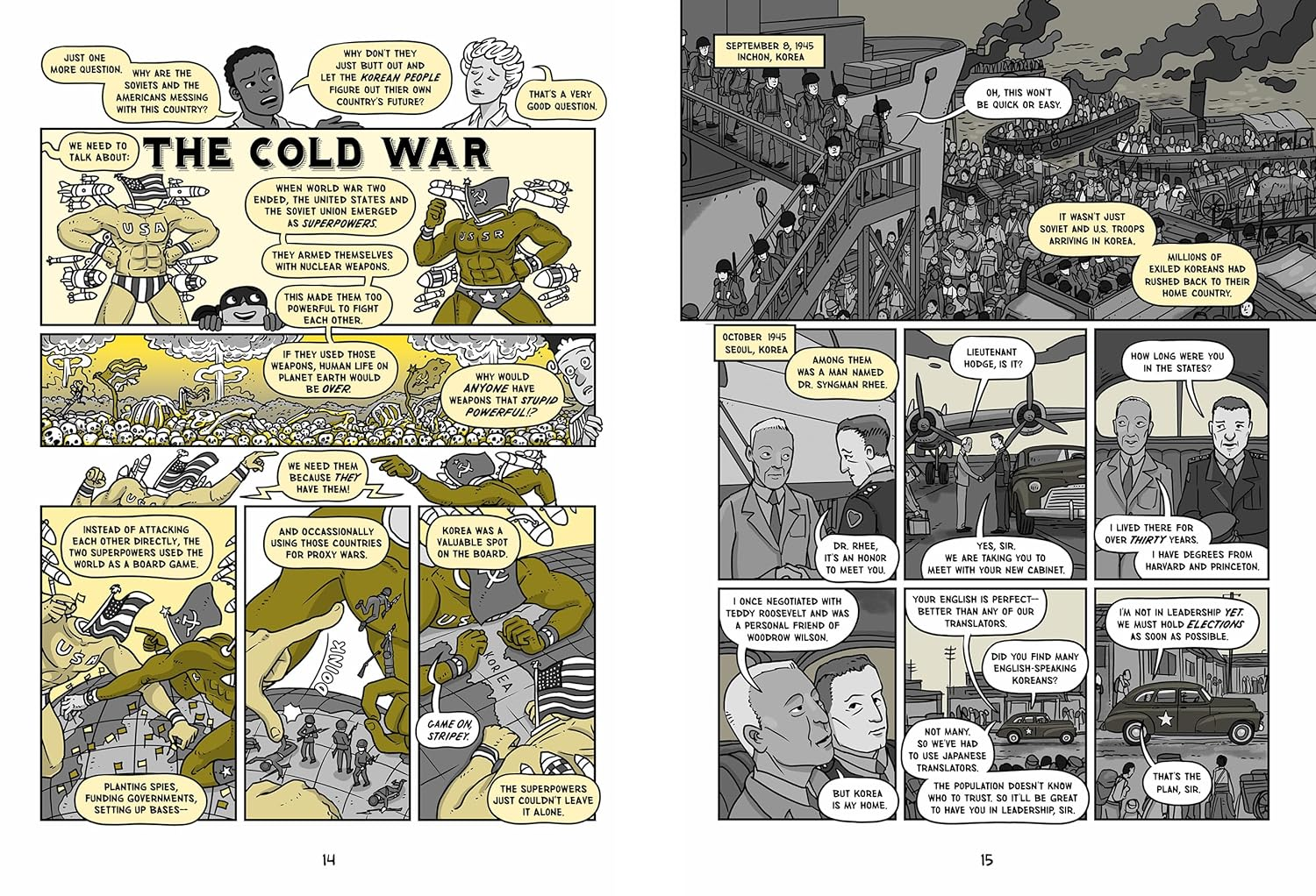 Cold War Correspondent (Nathan Hale&rsquo;S Hazardous Tales #11):A Korean War Tale image number 3