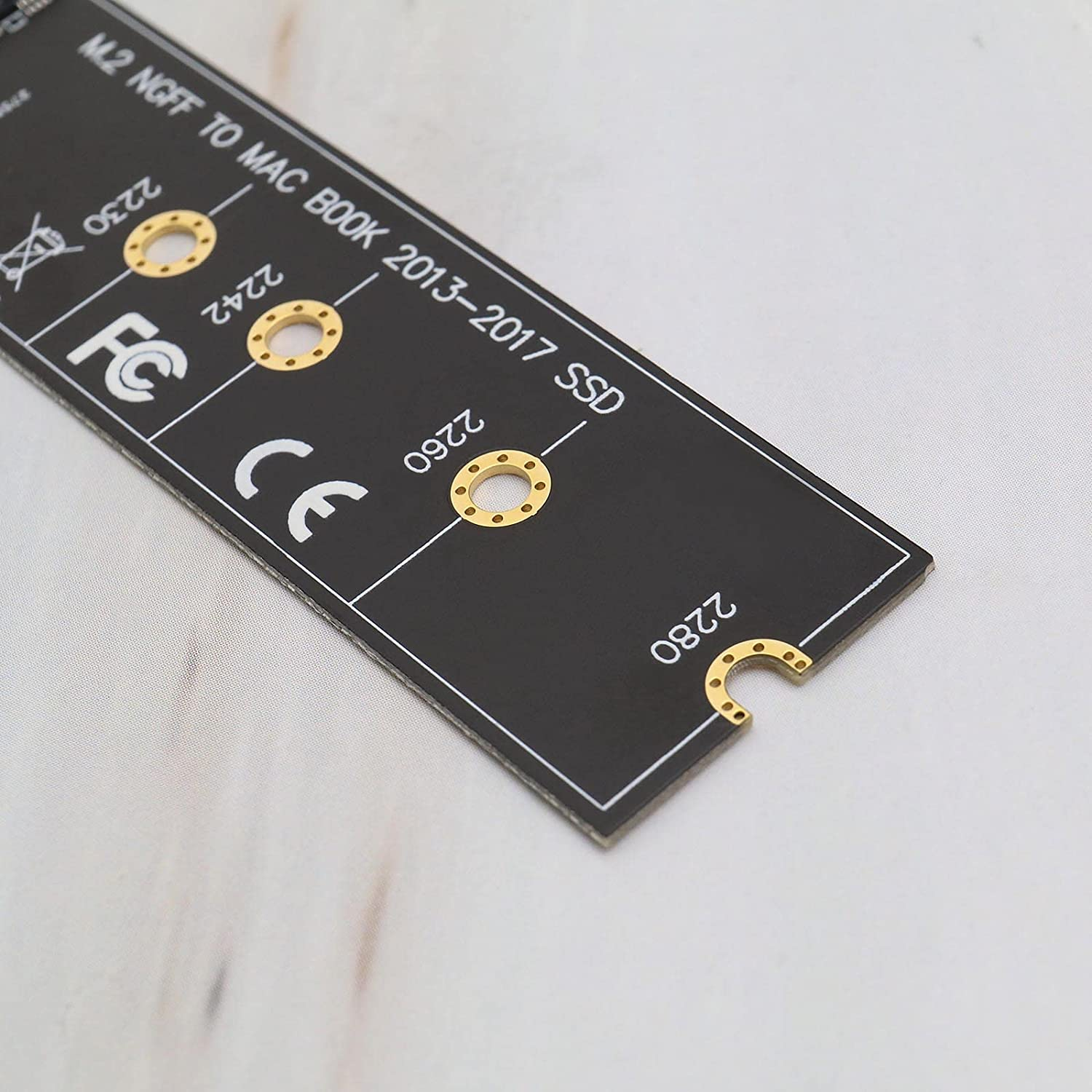 M.2 NVME SSD Convert Adapter SSD to NVME Converter Hard Disk Adaptor Card Compatible with Macbook Air Pro Retina 2013-2017 NVME SSD Upgrade Kit for A1465 A1466 A1398