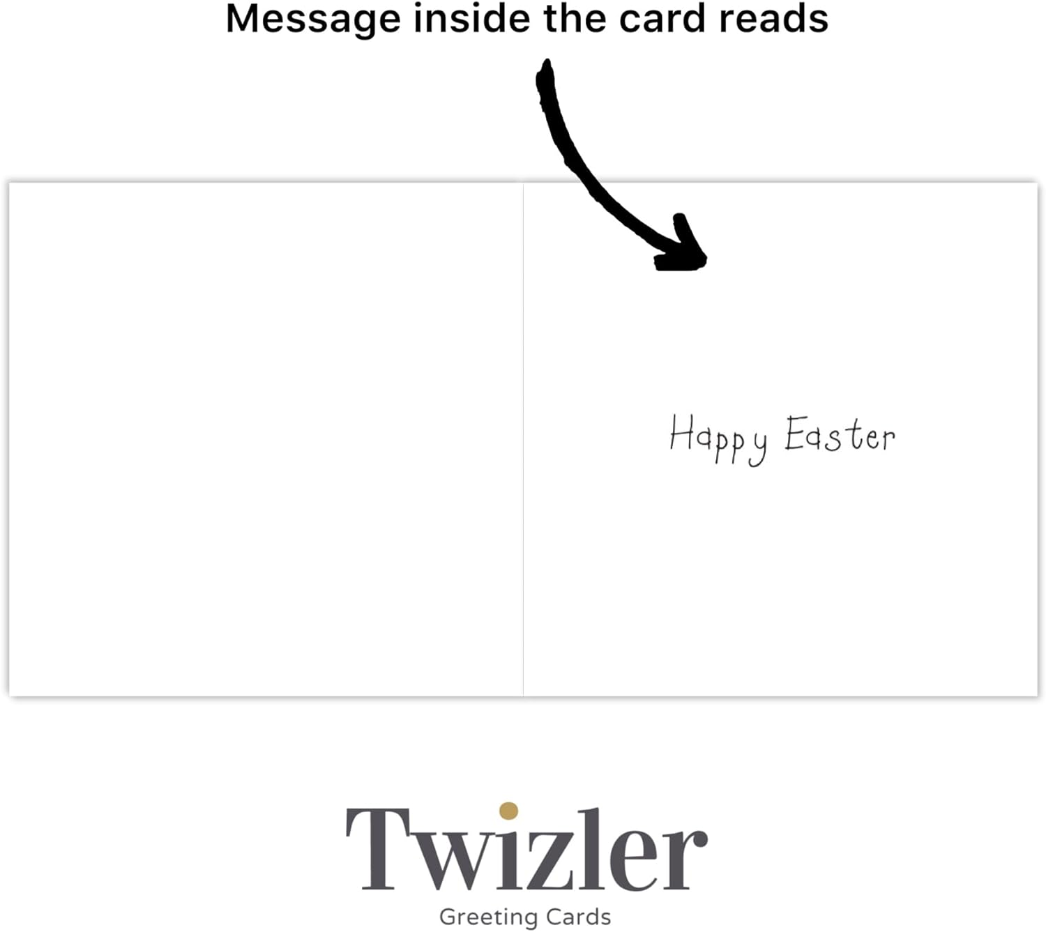 Twizler Easter Card - Cute Hedgehog - Happy Easter Cards for Mum Dad Nan Grandad - Greetings for Son Daughter Grandson Granddaughter Friend image number 6