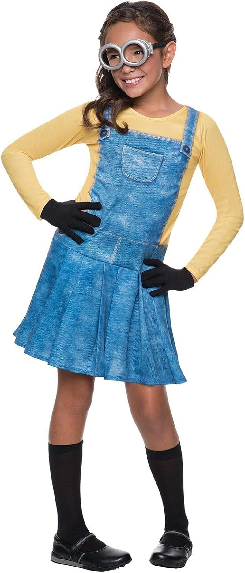 Minion Girl Costume for Kids - Despicable Me - Small (3-5 Yrs) image number 1