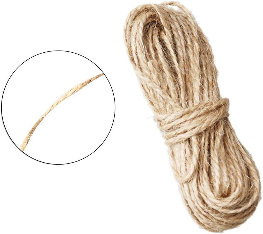 Gift Tags Brown Kraft Paper with 30 Meter Soft Twine String for Christmas Baby Shower Wedding Presents Teachers Gifts Crafts Kraft Paper Card 100Pcs 7X4Cm DIY image number 5