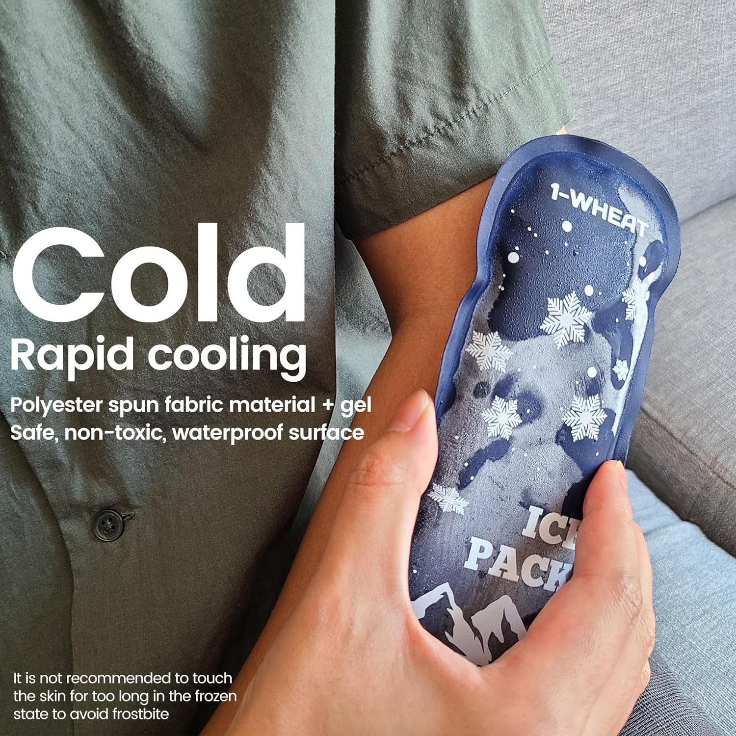 (2 Packs) Insulin Diabetes Gel Ice Packs for Insulated Medication Travel Bag image number 3