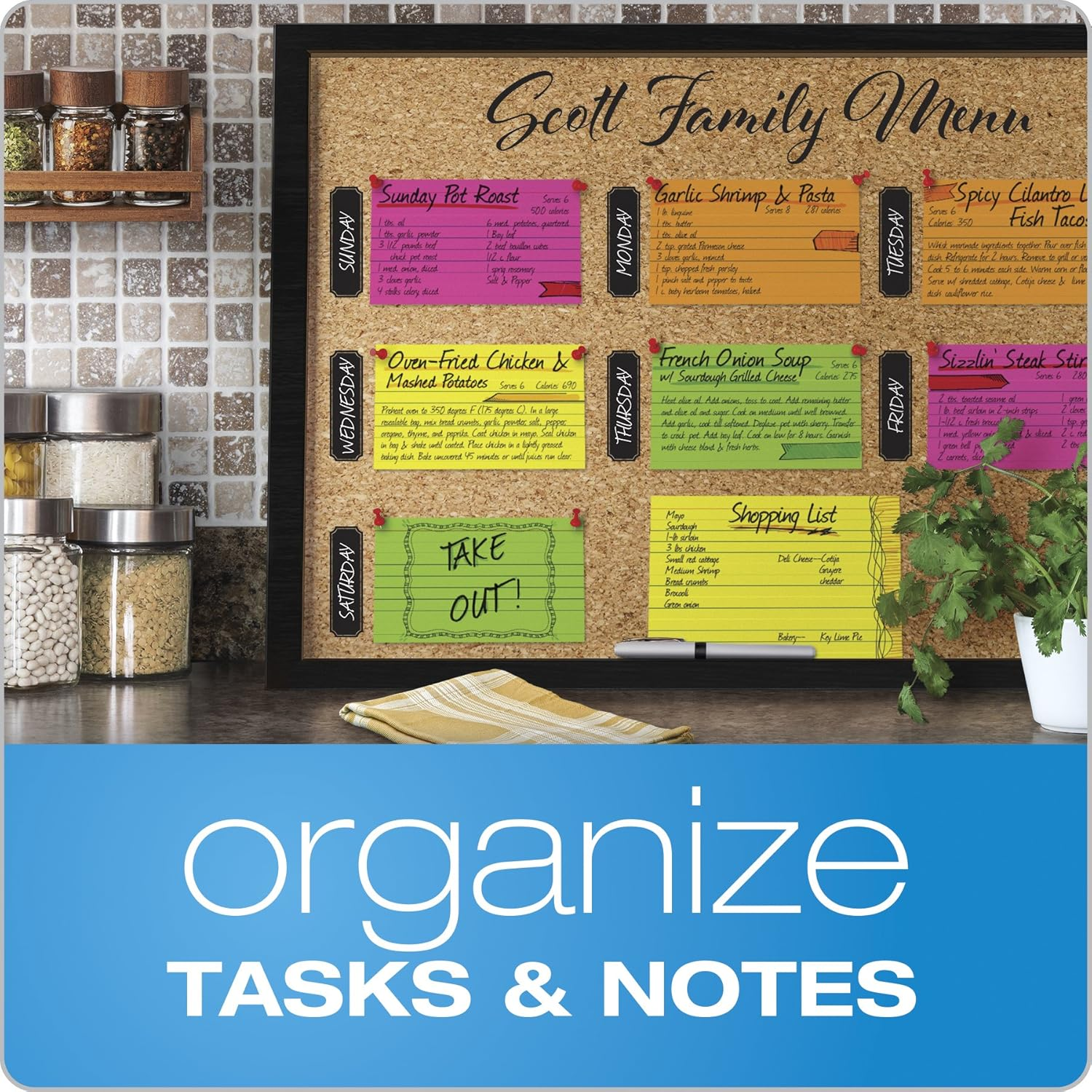 Oxford Glow Index Cards, 3" X 5", Ruled, Assorted Bright Colors, 100/Pack (40279)