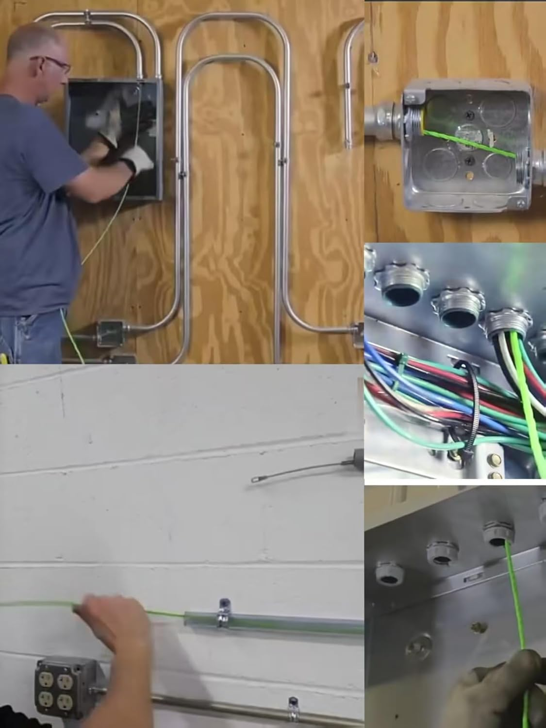 Fish Tape Wire Puller through Wall Wire Threader Fish plus Fish Cable Fastener with Steel Rope 32FT(10M) image number 6