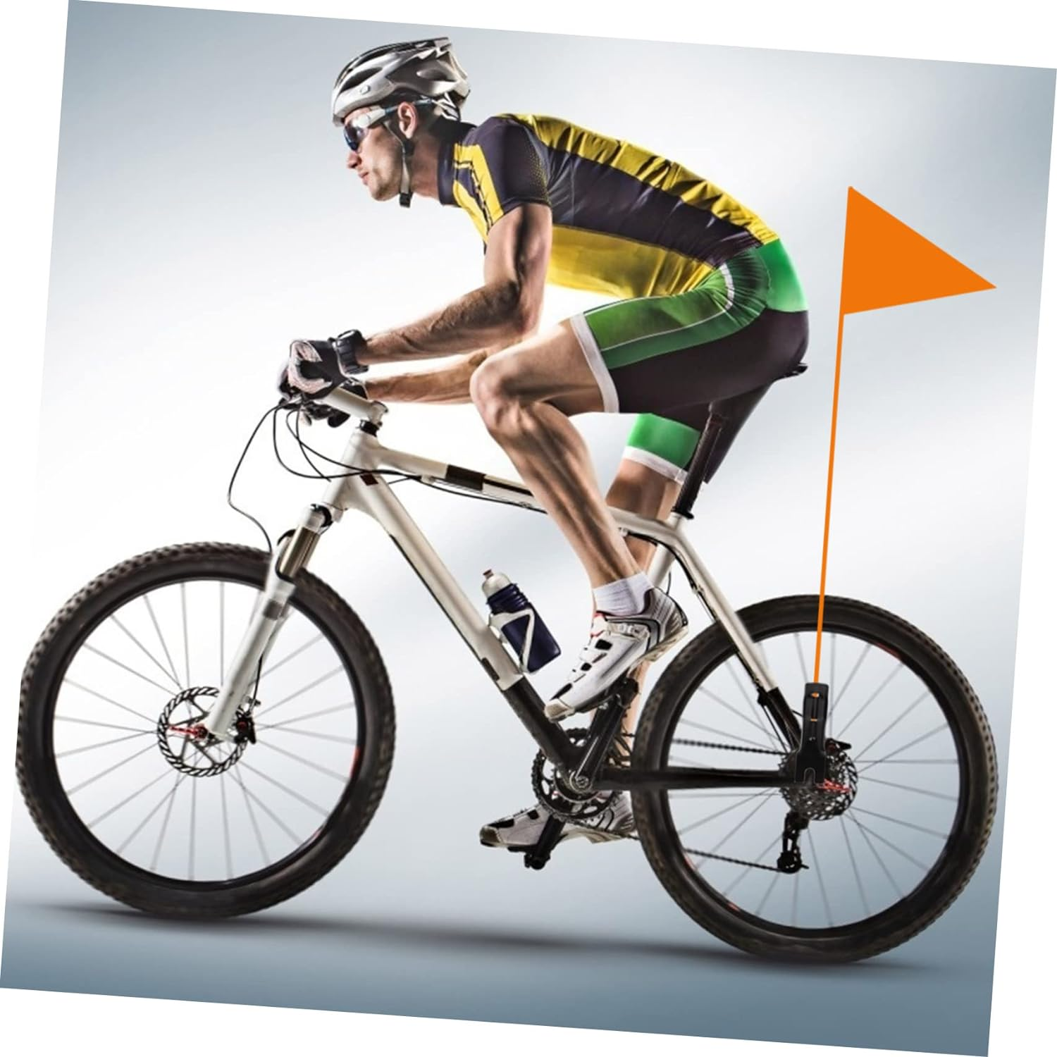 Toddmomy L Shaped Flag Pole Racks Safety Flag Bracket for Bike Riding Equipment 3Pcs Easy to Install Sturdy Iron Bracket for Cycling Accessories image number 6