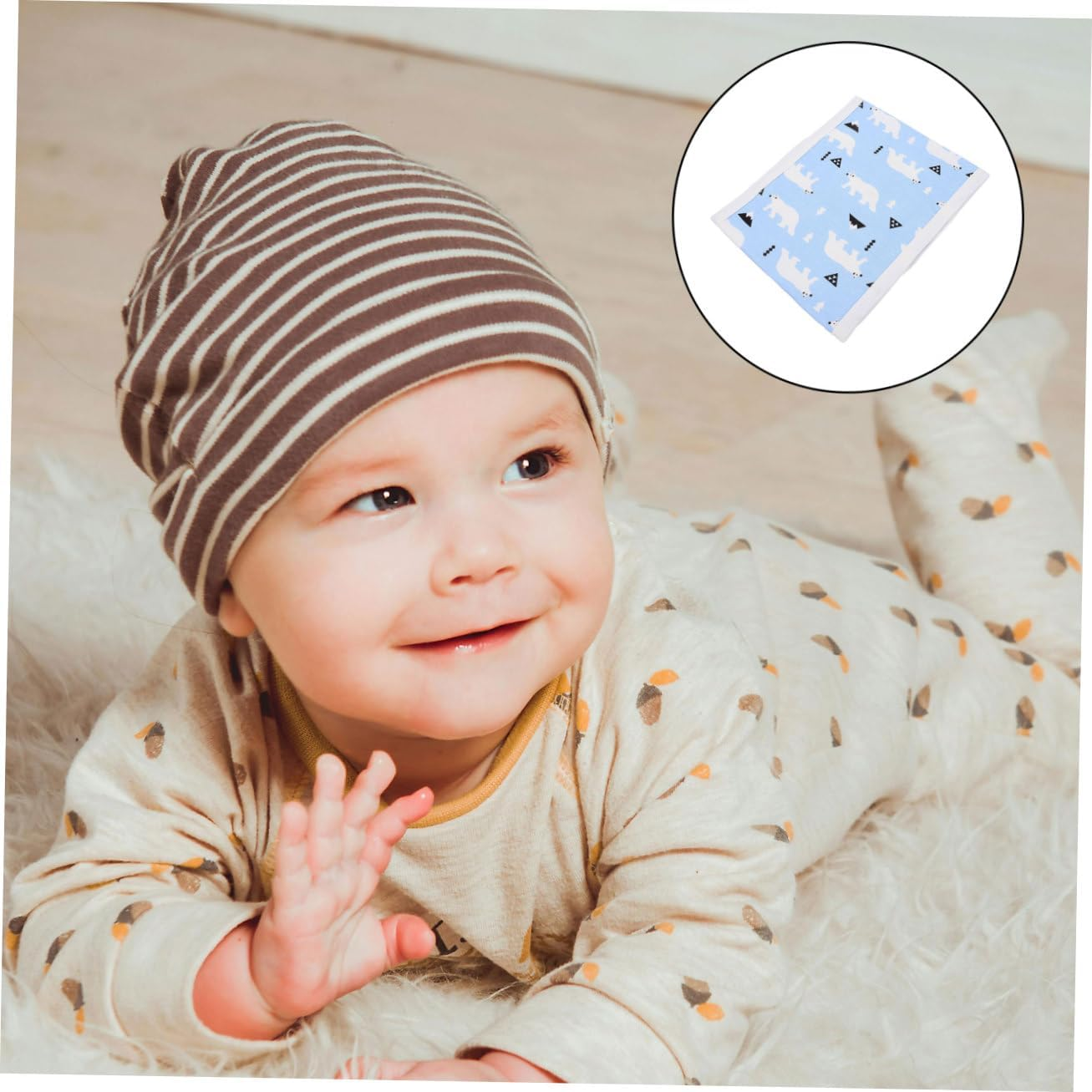 Belly Band for Newborns Cotton Navel Protector Decorative Belly Straps Comfortable Wraps for Boy Girl image number 2