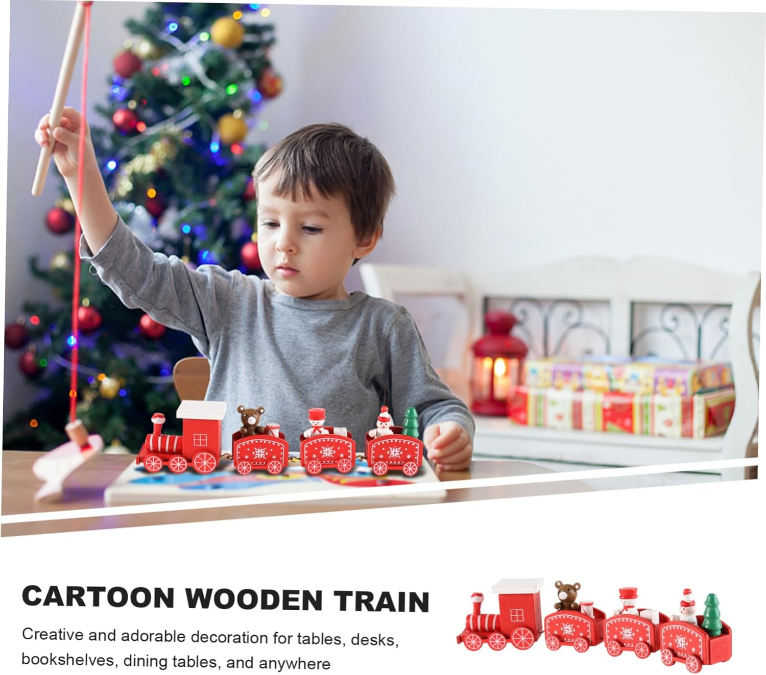 Train Shaped Cake Topper Fun Cake Decoration for Birthday Parties Cupcake Toppers and Dessert Decor Ideal for Train Themed Celebrations and Baking Supplies image number 4