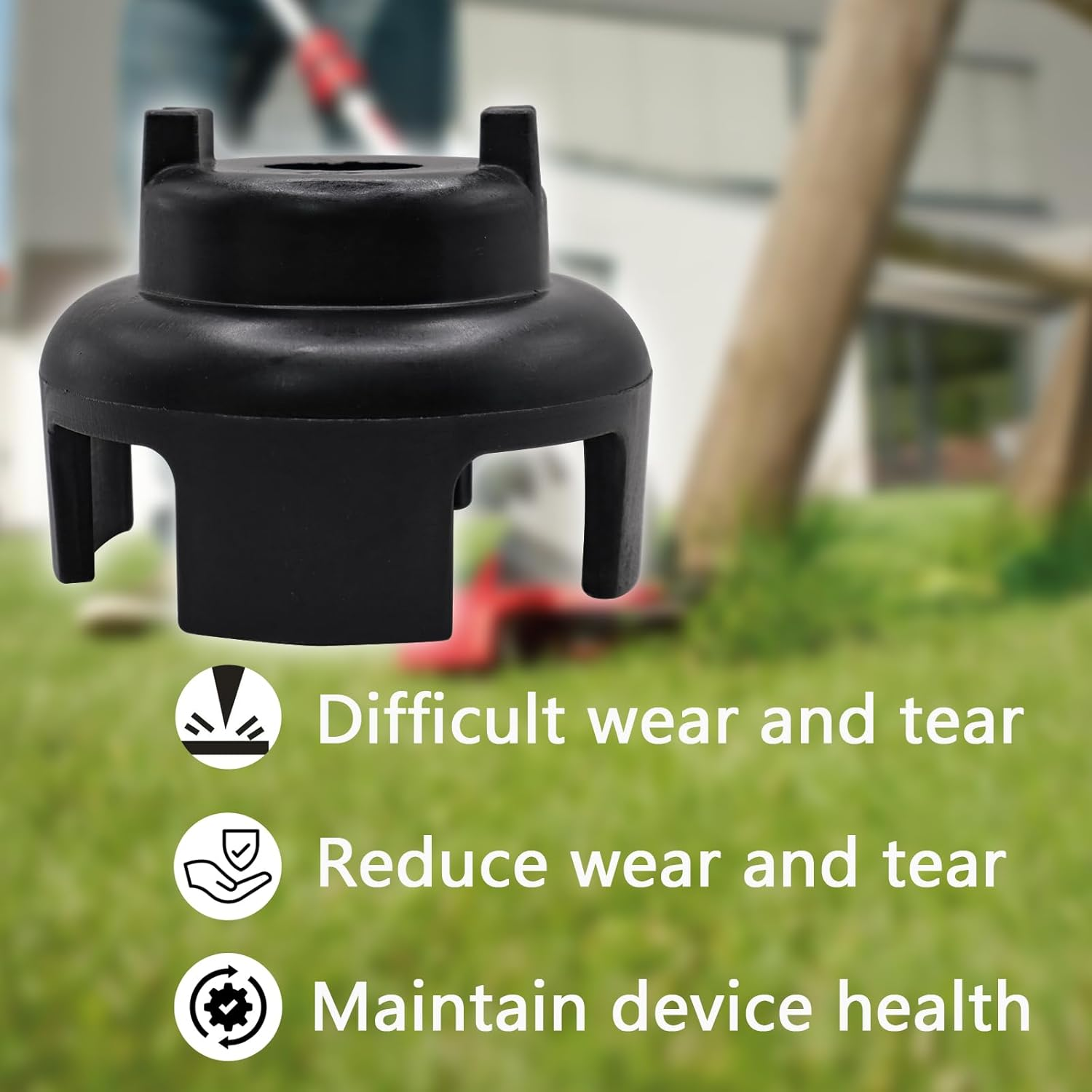 593960 Flywheel Cup Engine Recoil Starter Fits for Briggs & Stratton 08P502-0002-H1、08P502-0003-H1 Lawn Mower Replace Parts image number 5