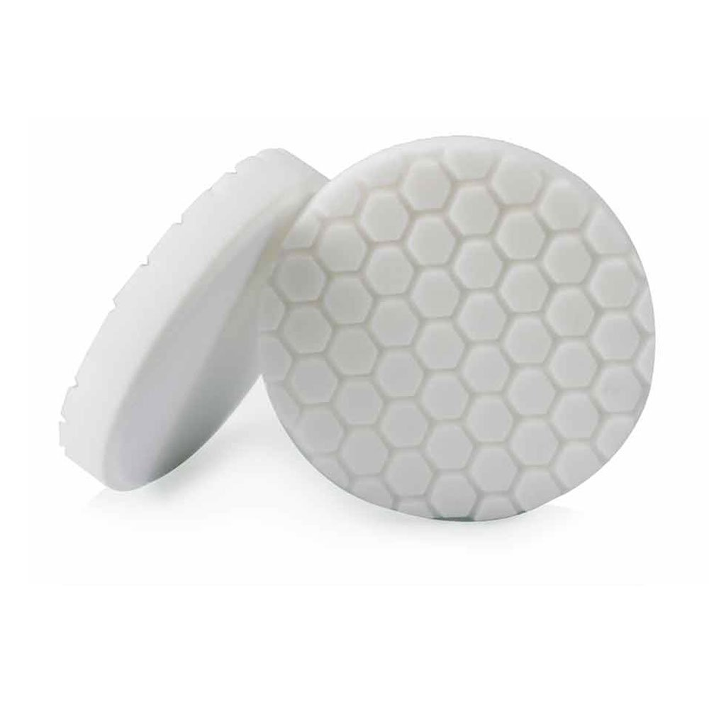 Chemical Guys BUFX_104_HEX4 Hex-Logic Light-Medium Polishing Pad, White (4 Inch) image number 4