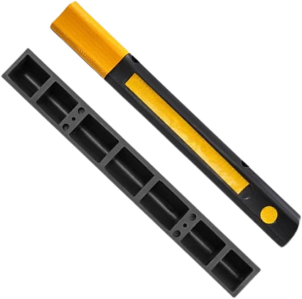 TOMVAES Garage Floor Stops for Vehicles,Truck Curb Tire Wheel Guide Blocks, Car Park Aid Assist Bumpers/Stopper for Driveway Stop for Car Vans Trucks Tire Wheel Guide Block Protect Bumper image number 3