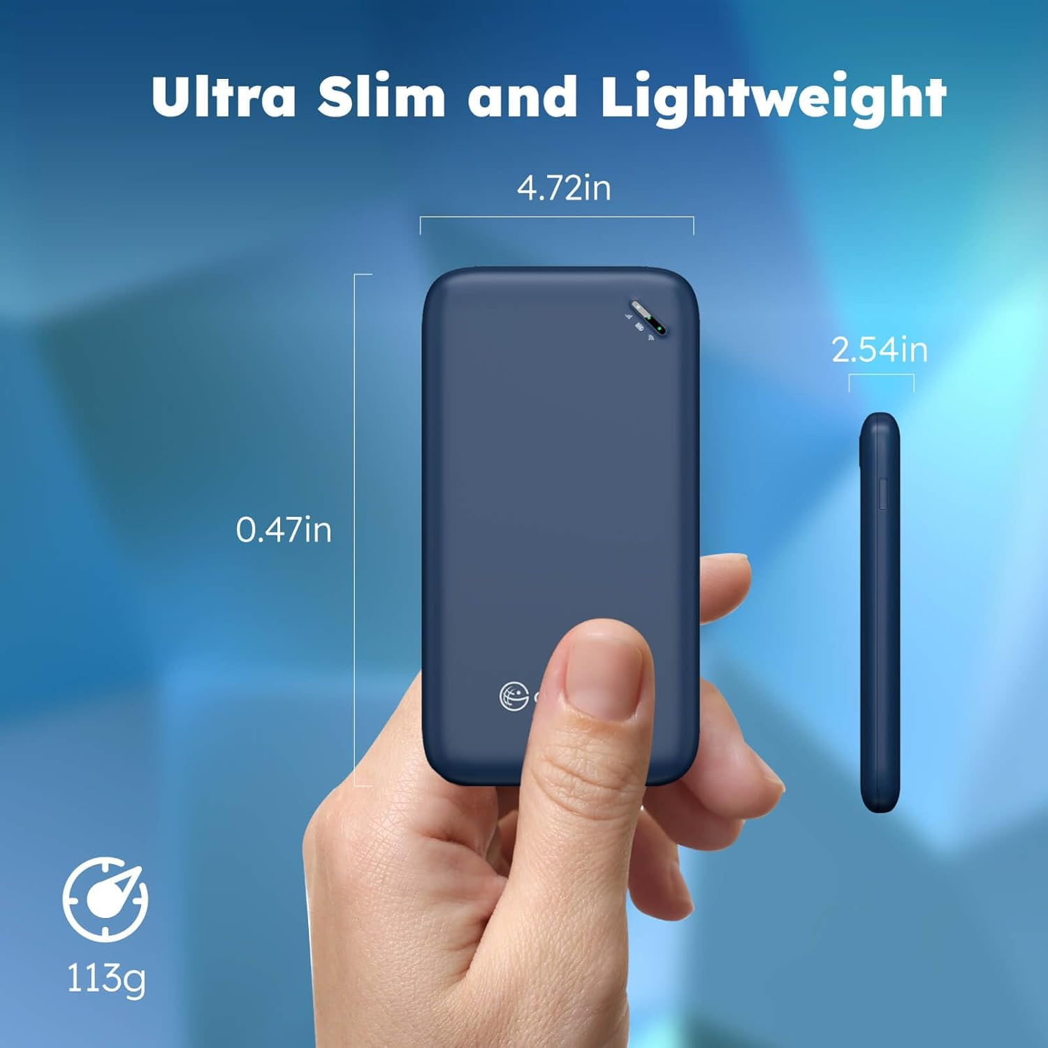 4G Mobile Hotspot Device for Travel (UPP Blue) image number 3