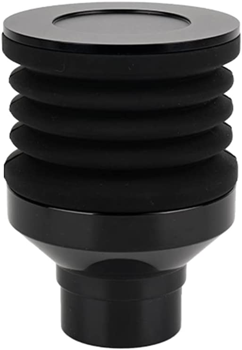 Coffee Grinder Single Dose Hopper Fit Eureka Mignon Grinder 2 in 1 Function Single Dose Hopper with Silicone Bellow Coffee Grinder Cleaning Accessories with Metal Lid Black image number 2