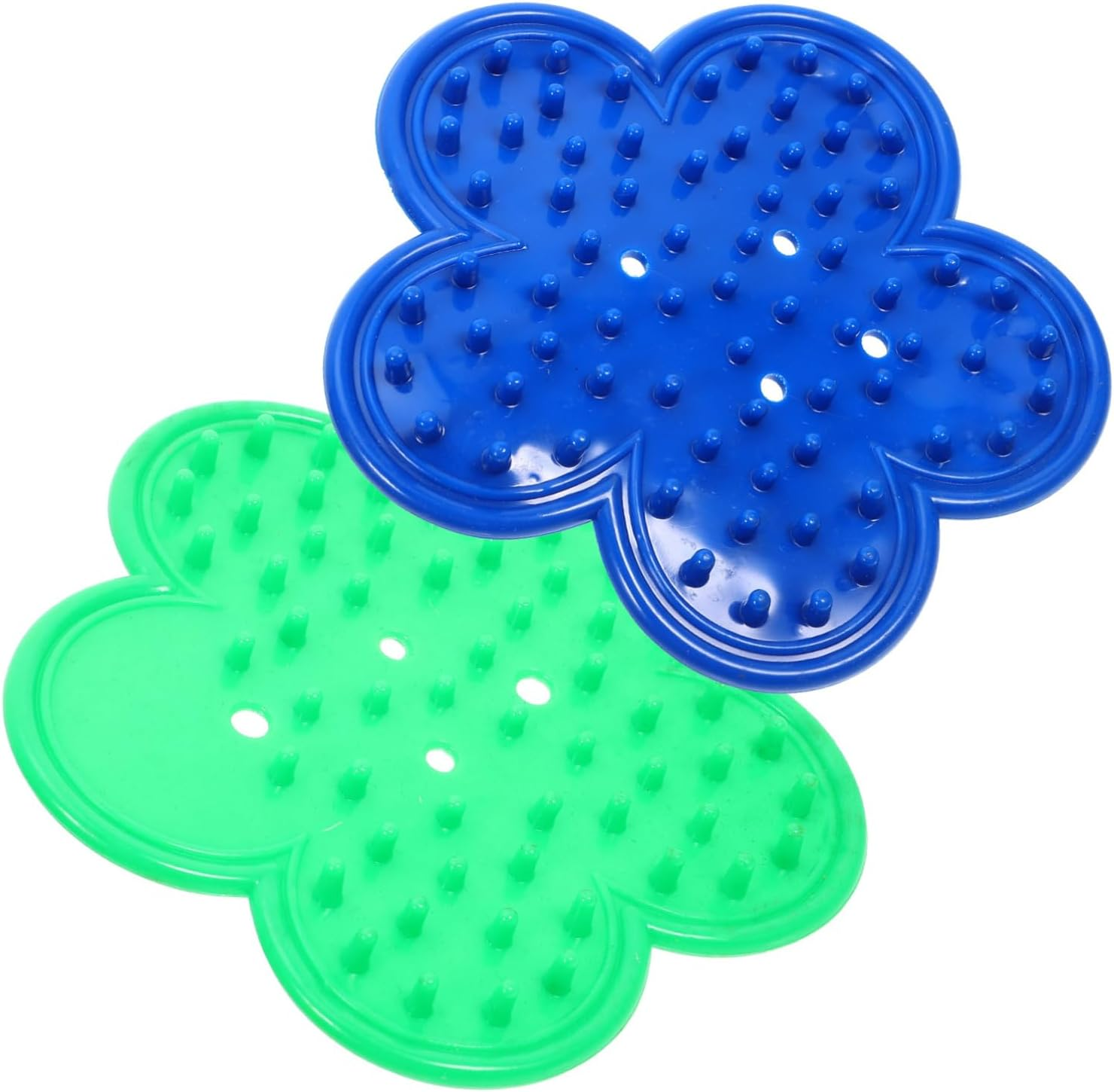 2Pcs Rose Thorn Remover Tool Set Reusable Plastic Strippers for Gardening Efficient Rose Stem Cleaning Tool Blue and Green Color image number 4