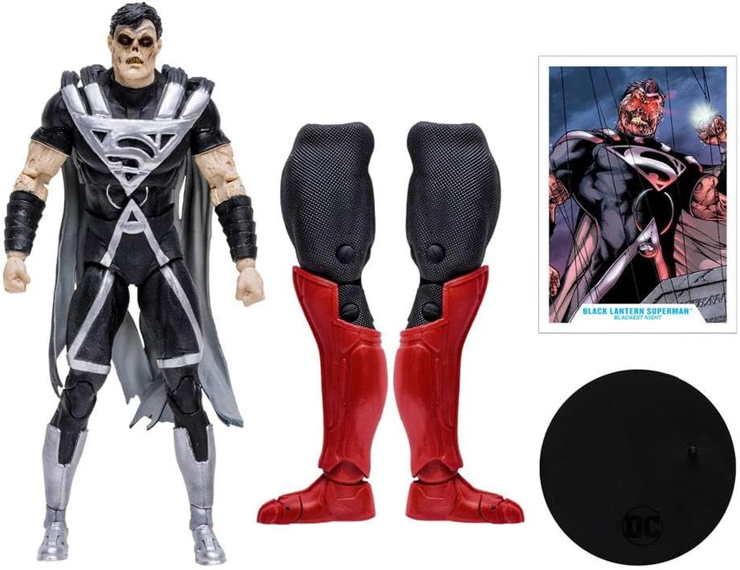 Mcfarlane DC Build a Figure Wave 8 Blackest Night Action Figure, Superman, 7 Inch image number 5