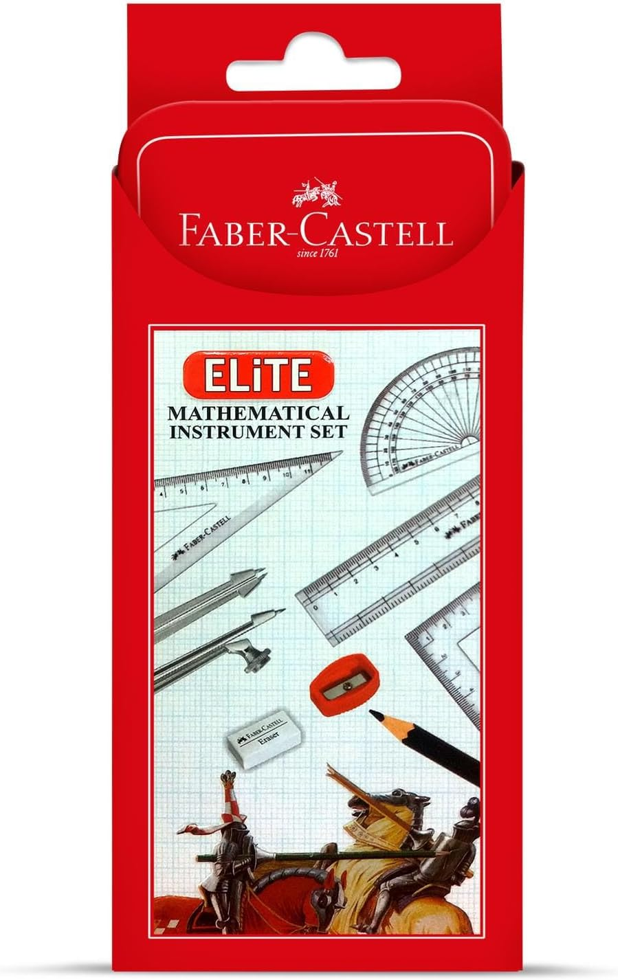 Faber-Castell Elite Geometry Box &ndash; Set of 9 (72-163720) Multicolour image number 1