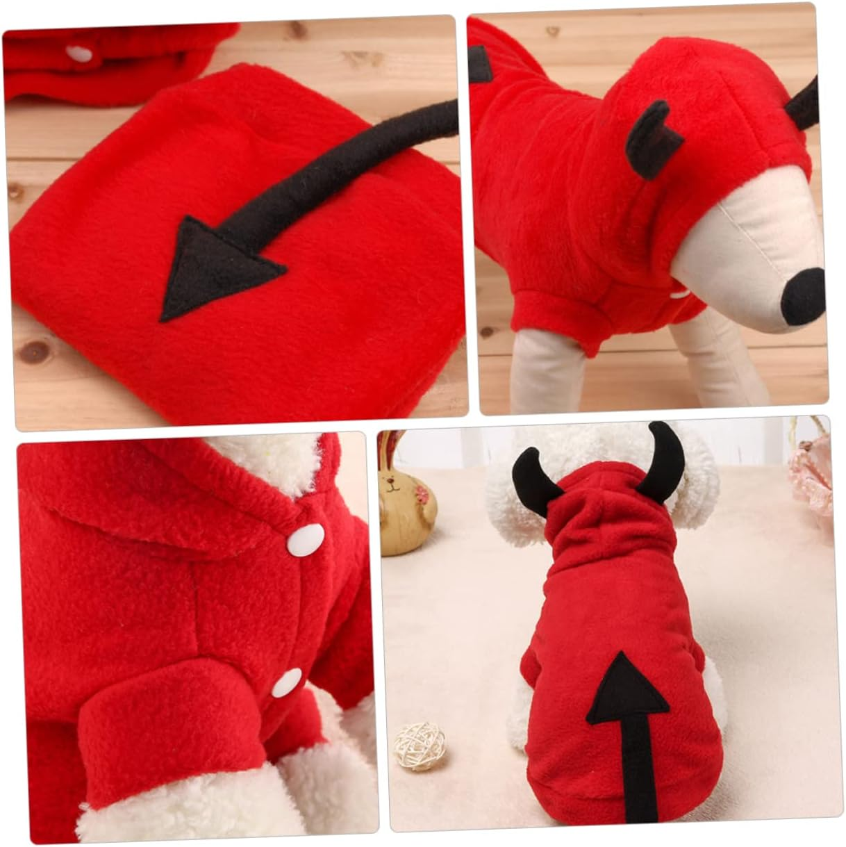 BESPORTBLE 2Pcs Halloween Pet Clothes Dog Costume Winter Coat for Dachshund Pet Supplies Dog Clothes for Winter image number 5