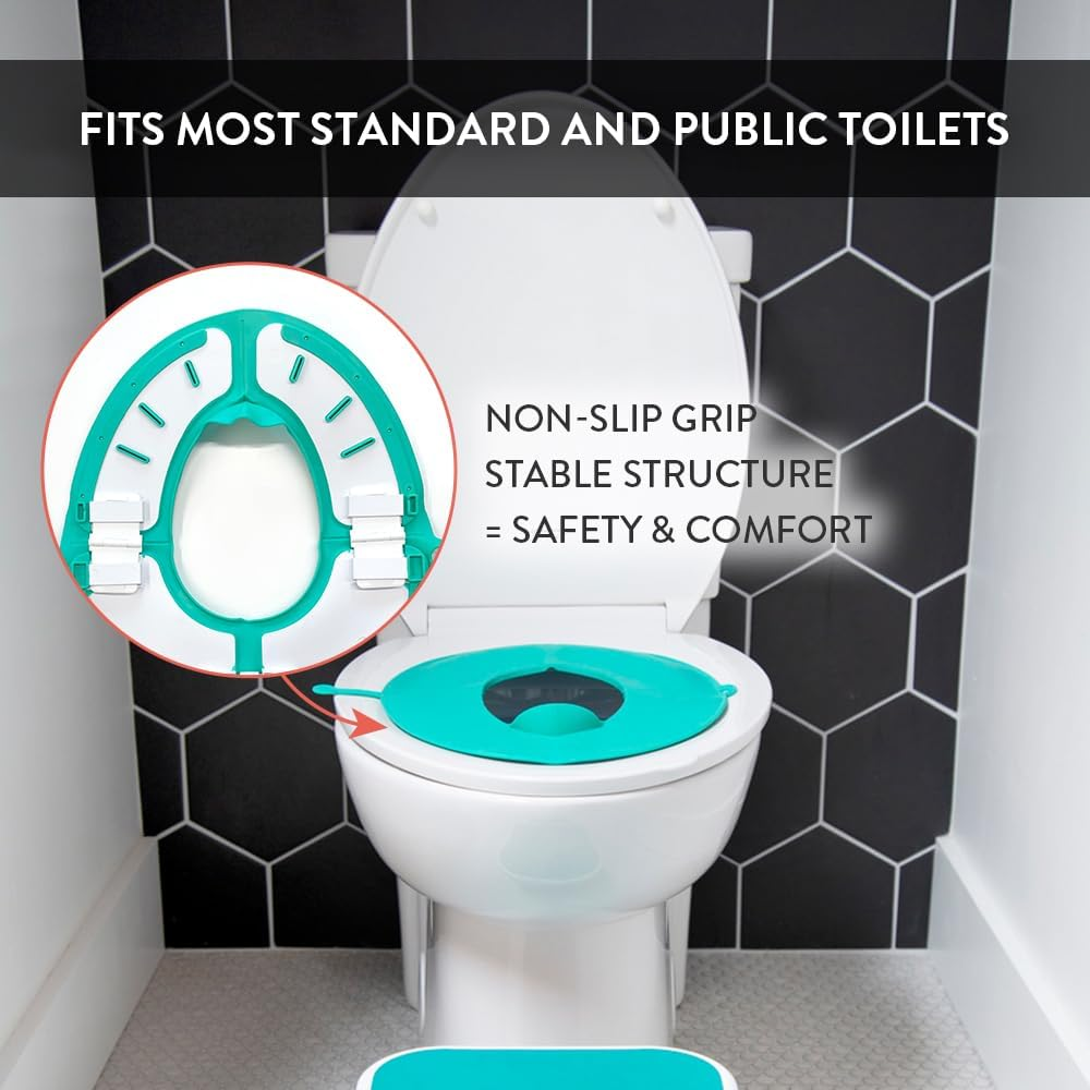 Prince Lionheart Tinkle to Go - Reusable Foldable Portable Potty Training Seat - Toilet Seat Perfect for Travel - Built-In Splash Guard, Perfect Potty Training Toilet Seat, Portable Potty for Toddlers image number 4