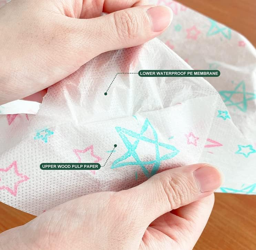 Disposable XL Training Toilet Seat Covers, 24 Pack, Individually Wrapped, Waterproof, Non-Slip image number 1