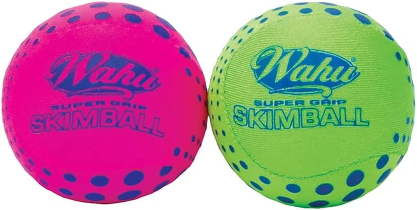 Wahu Super Grip Skimball &ndash; Water Skipping Balls for Beach, Pool & Lake &ndash; Waterproof Neoprene, Skips over 150Ft, 6Cm Diameter &ndash; Outdoor Toy for Kids & Families Ages 6+ - 2 Pack