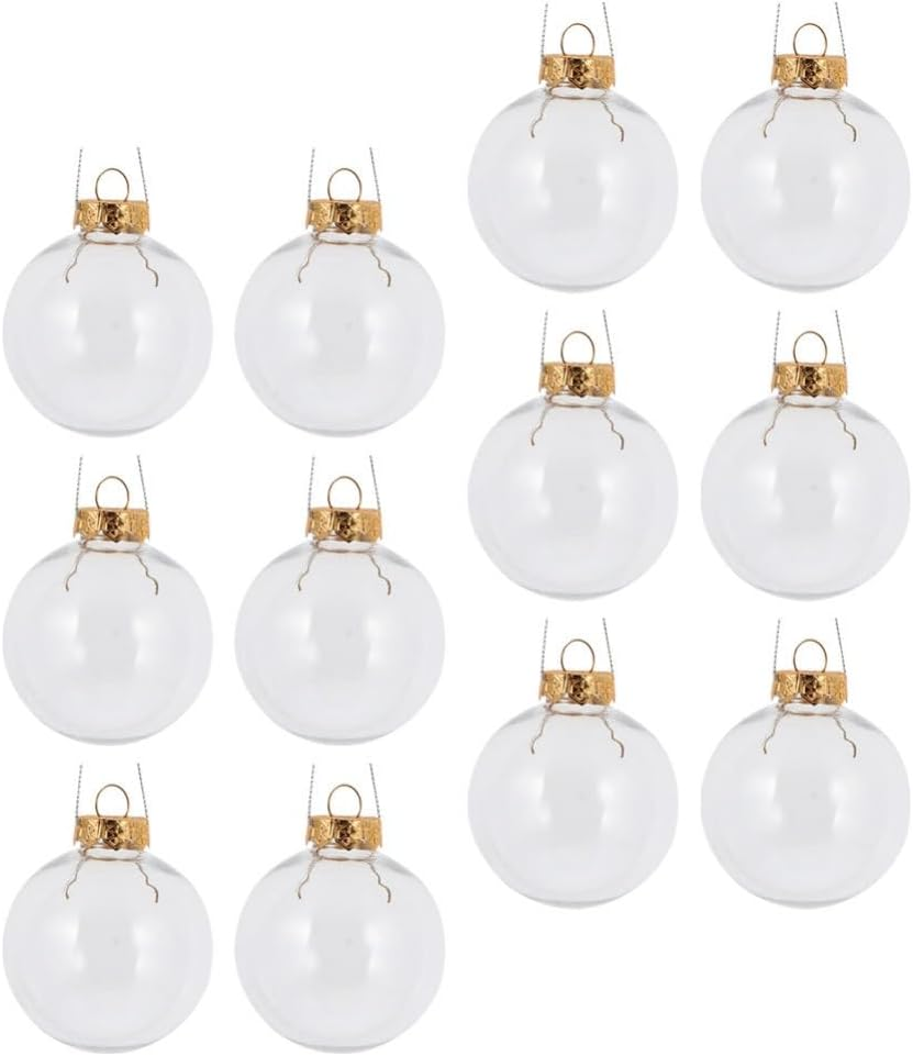 Cabilock 12Pcs Christmas Tree Ornaments Xmas Ornaments for Holiday Decoration for Trees Parties and Year Display