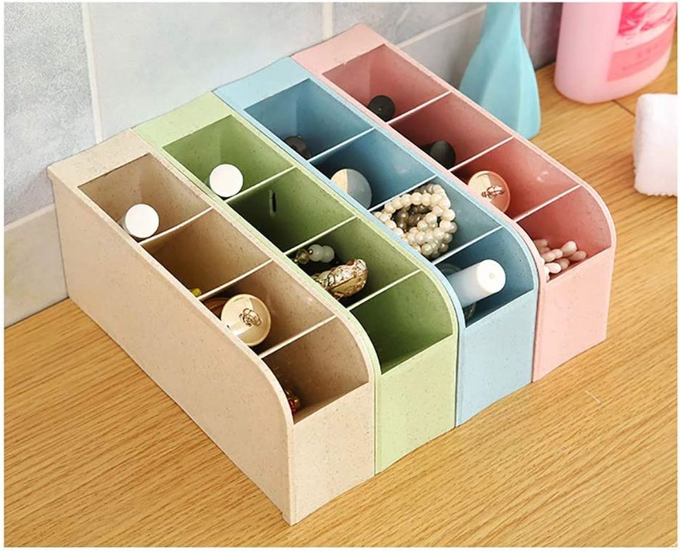 Desk Pen Pencil Organizers for Office Supply Makeup Stationery Marker Pen Pencil Brush Craft Storage Container Holder Tray Organizer for Kids Teens Girls Adults 4PCS image number 1