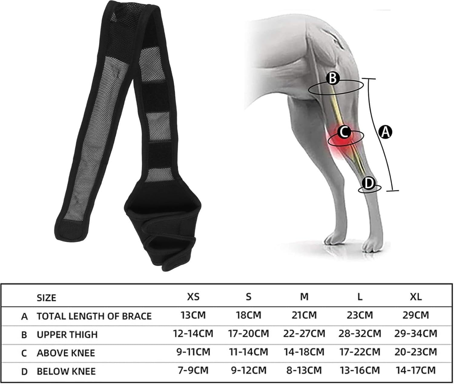 Dog Elbow Protector, Dog Brace Pads Relieve Arthritis Reducing Pain Provides Support Elbow Protector for Small Medium Dogs (Black, L) image number 5