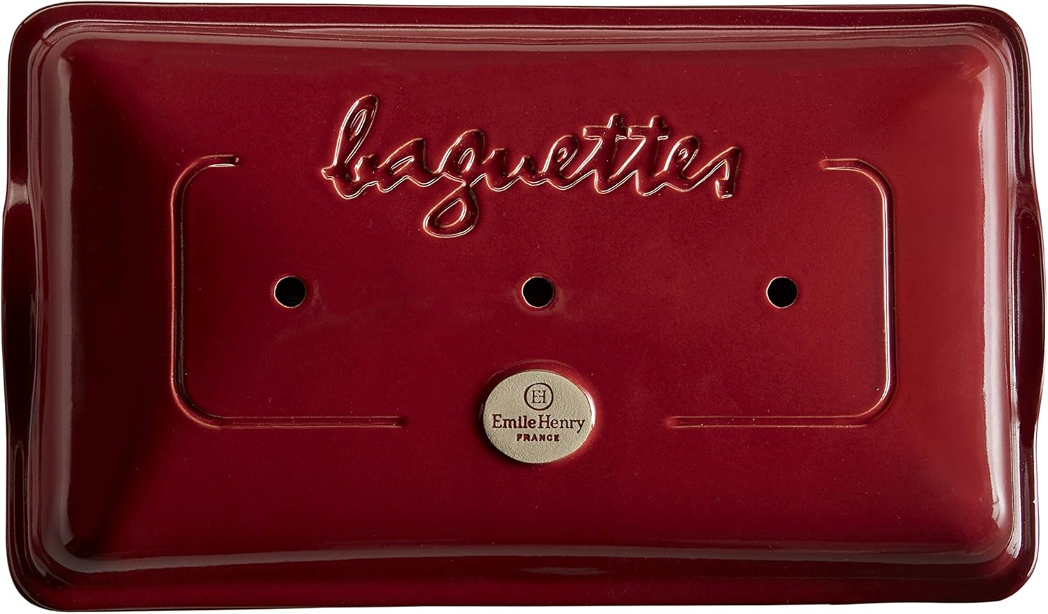 Emile Henry EH BAGUETTE BAKER BURGUNDY - Charcoal image number 3