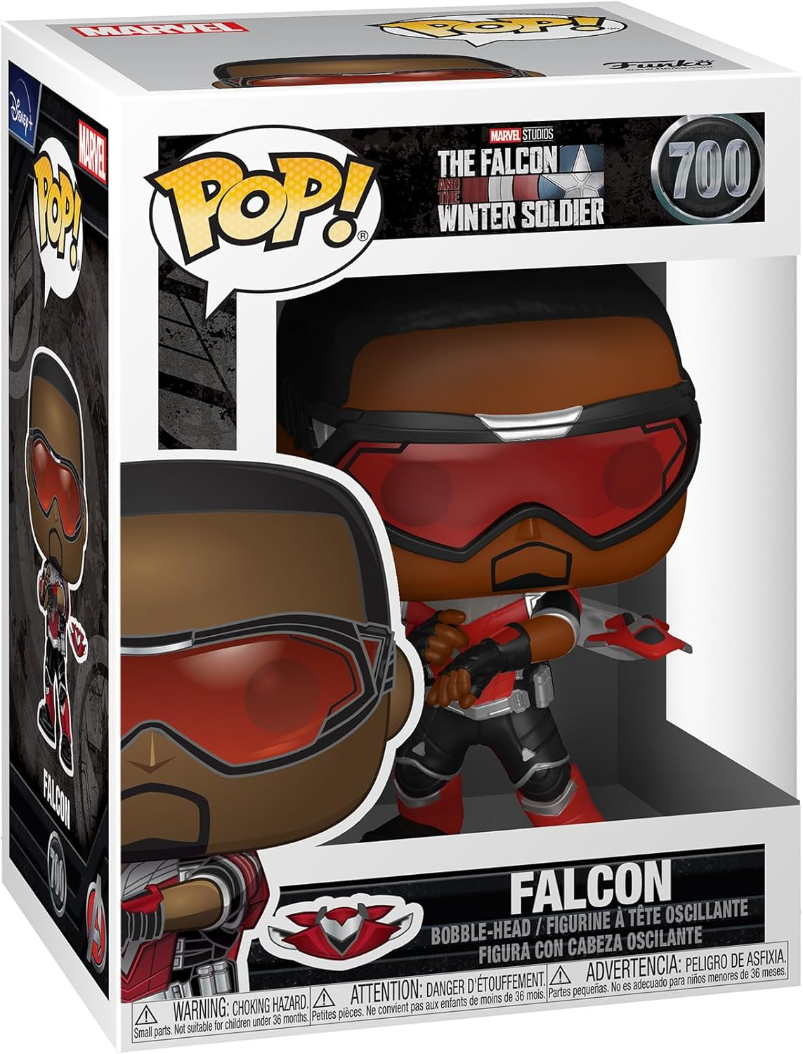 FUNKO POP MARVEL: the Falcon and the Winter Soldier - Falcon image number 2