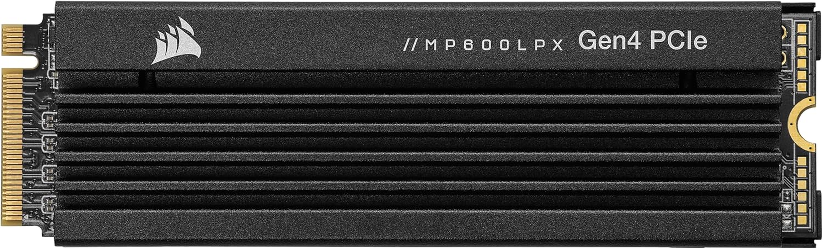 CORSAIR MP600 PRO LPX 8TB M.2 Nvme Pcie X4 Gen4 SSD - Optimised for PS5 (Up to 7,000Mb/Sec Sequential Read & 6,100Mb/Sec Sequential Write Speeds, High-Speed Interface, Compact Form Factor) Black image number 1
