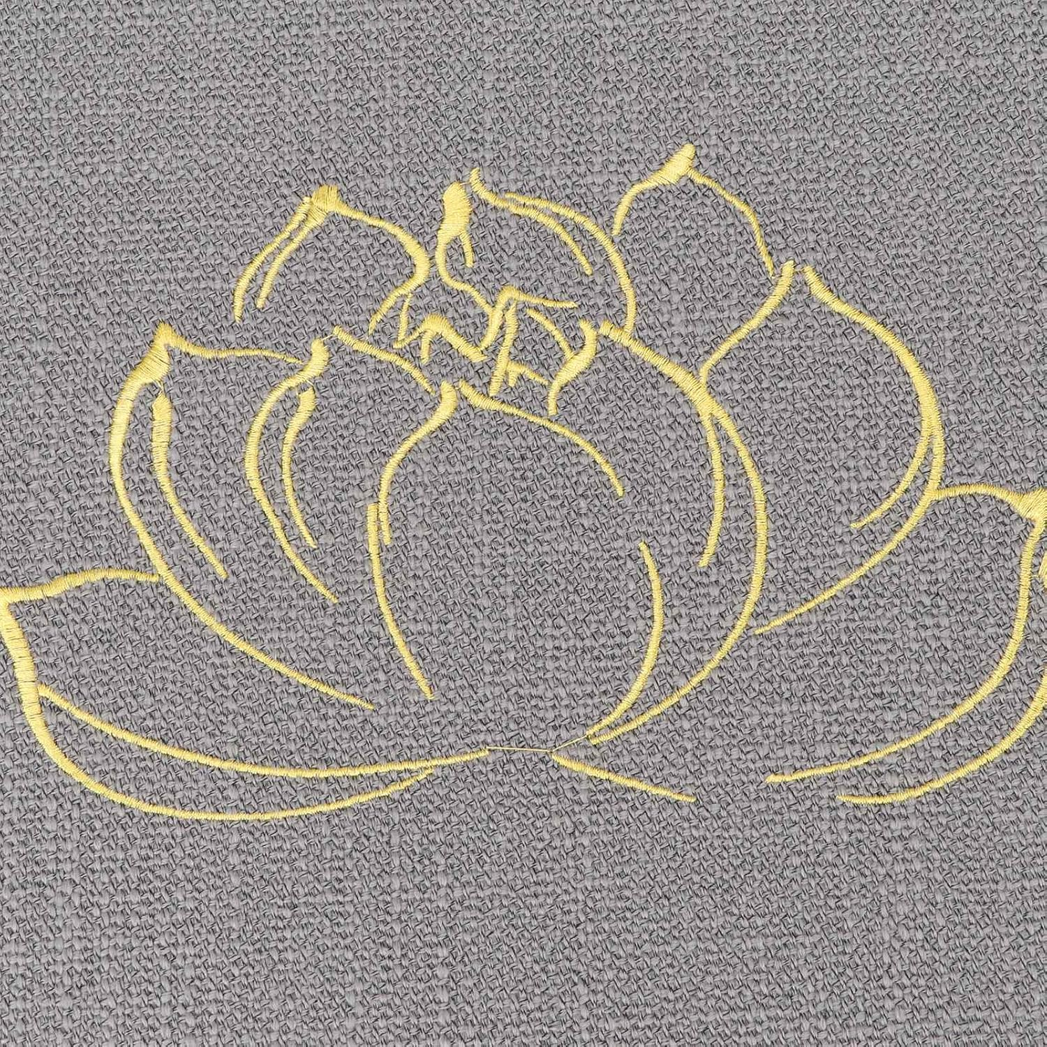 Outdoor round Floor Cushions for Sitting, Meditation, Yoga, Living Room, Sofa, Balcony (Grey)