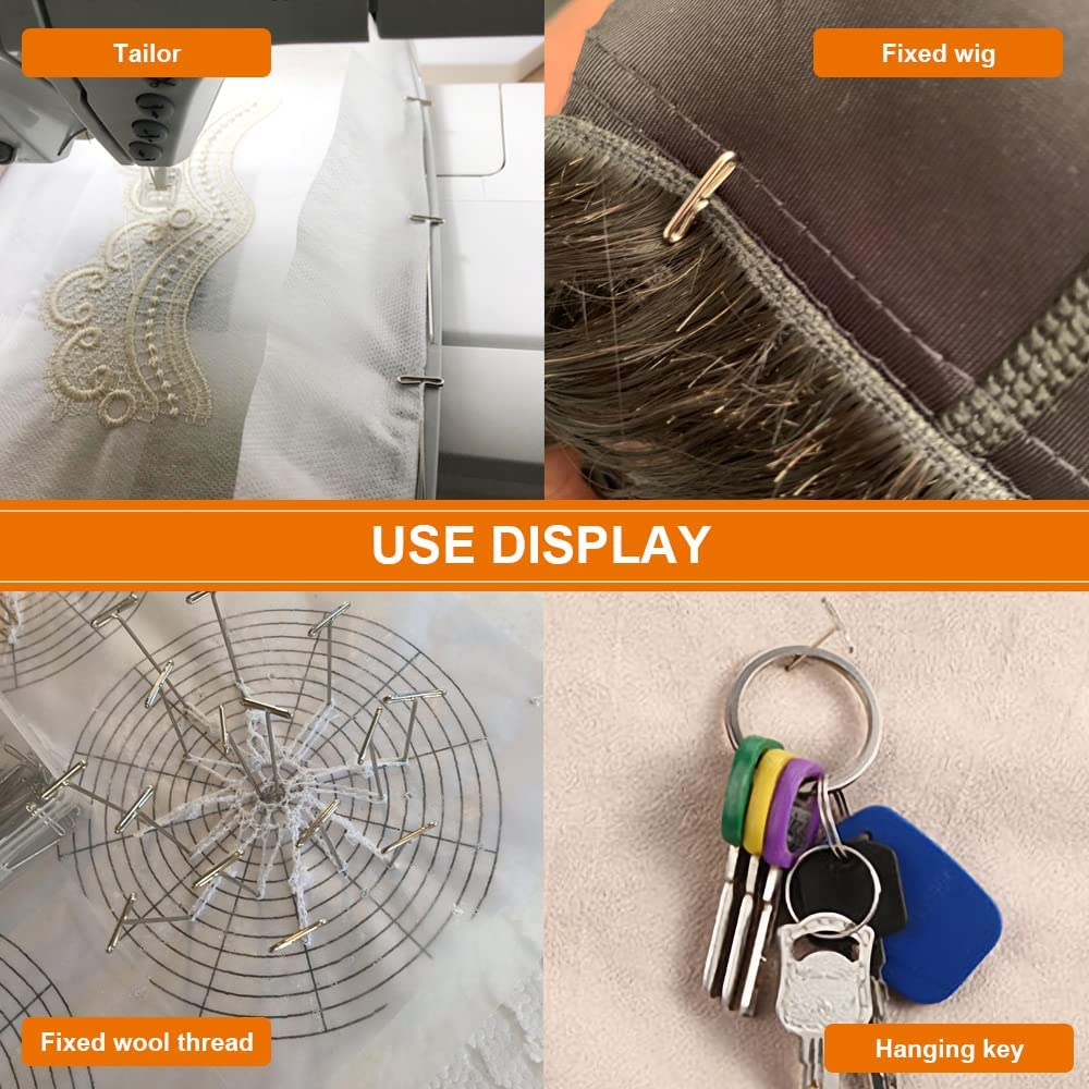 200 Pieces Steel T-Pins, Strong Stainless Steel T-Pins, Blocking Pins for Knitting, Sewing, Modelling, 2Inches/51Mm