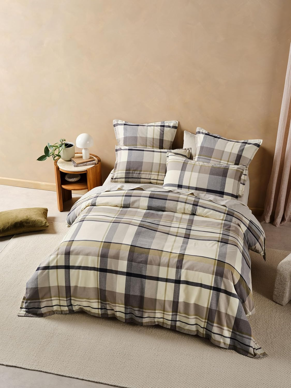 Linen House Lennon Blue Queen Bed Quilt Cover Set