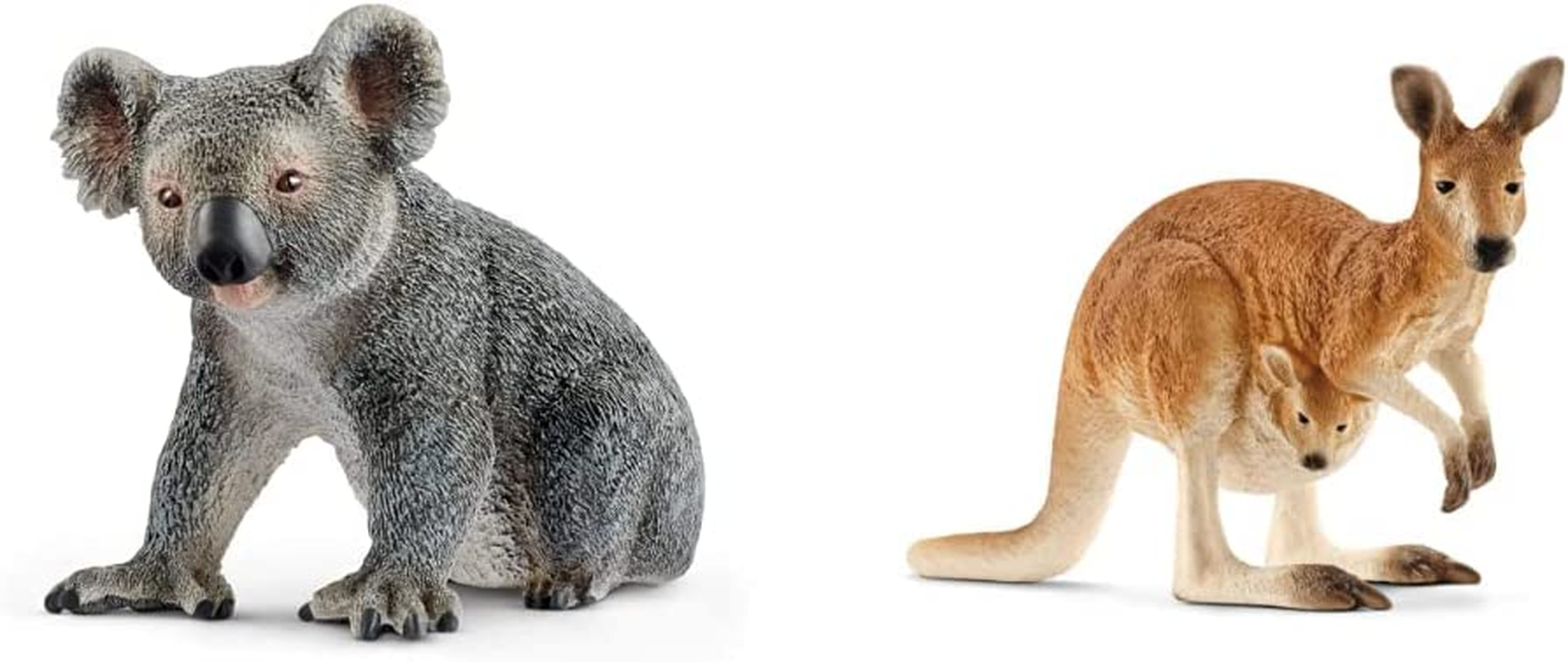 Schleich 14815 Koala Beartoy Figure, 2 Inches & Schleich SC14756 Kangaroo Figurine 7.0 Cm image number 1