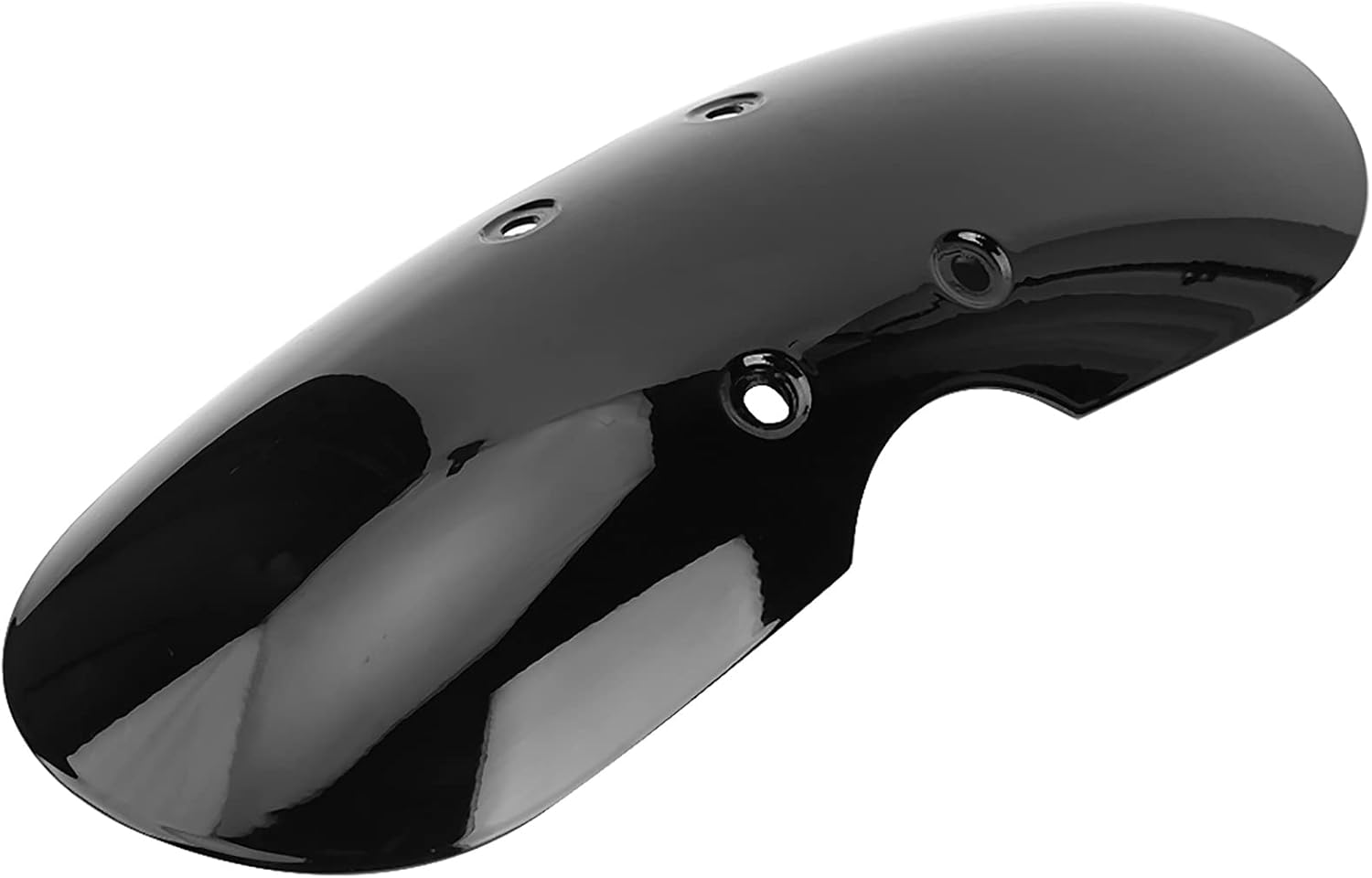 Motorcycle Front Fender Mudguard for Bonneville T100 Thruxton 900 2001-2016 - ABS Black Direct Replacement Fender, Air Cooled Models(Glossy Black) image number 5
