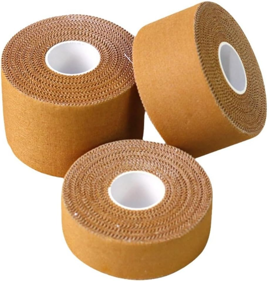 Athletic Tape Rigid Sports Tape, Sports Trainers Premium Rigid Sports Strapping Tape 3 Rolls X 38Mm X 13.7M for Blister Prevention or Feet Taping image number 4
