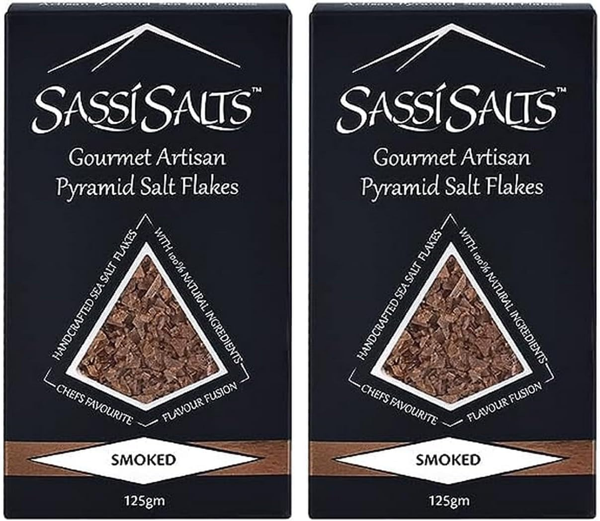 Sassi Salts Pyramid Smoked Salts 125 G image number 1